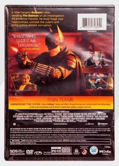 The Batman (DVD, 2022) Brand New Factory Sealed