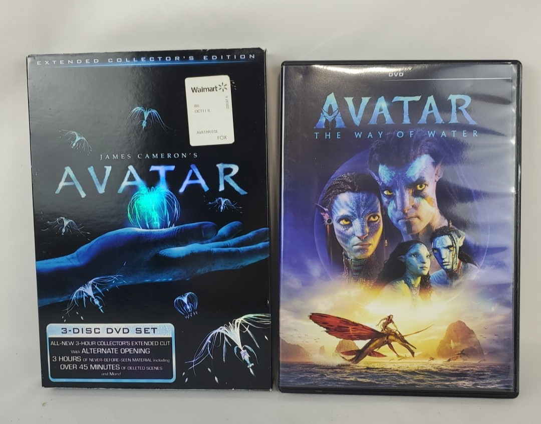 Avatar Extended Collector’s Edition 3-Disc DVD Set & The Way of the Water DVD