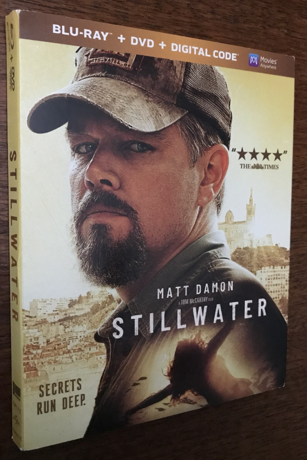 Stillwater (2021) Blu-Ray + DVD w/slipcover – Matt Damon, Camille Cottin