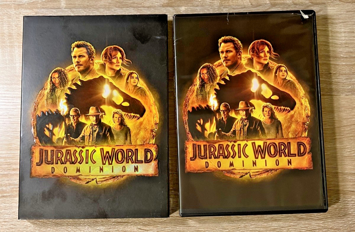 Jurassic World Dominion DVD 2022 Movie Action Adventure Chris Prat Goldblum