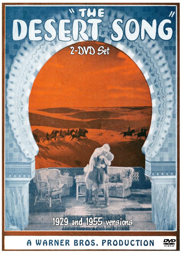 Desert Song 1929 – 1955 2-DVD set Remastered Musical John Boles Nelson Eddy