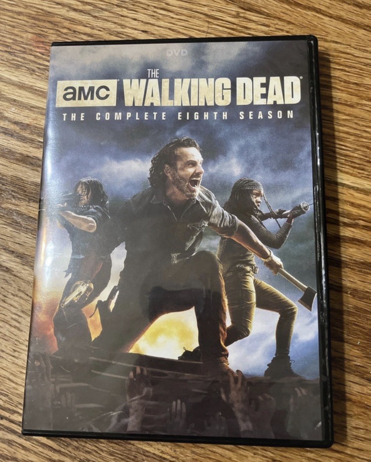 AMC The Walking Dead Complete Season 8 DVD TV Horror Tall/DVD Case