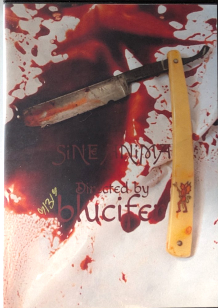 SiNE ANiMA DVD Blucifer 2025 *Signed* Limited Run, Art Stills White Gardenia NEW