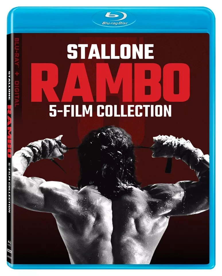 Rambo: 5-Film Complete Collection 1-5 (Blu-ray + Digital) *NEW/SEALED* FREE SHIP