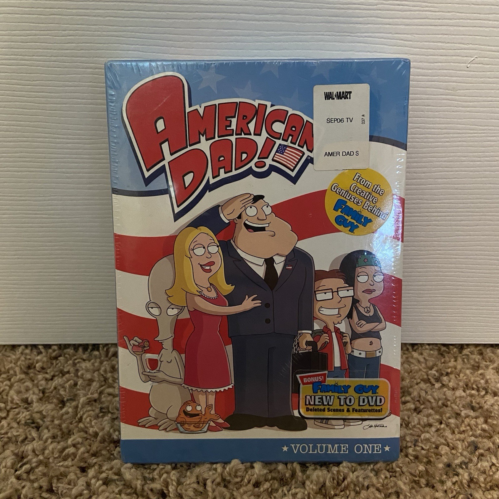 American Dad! Volume One DVD Set 3 Disc Set, 13 Episodes, Season One, New Sealed