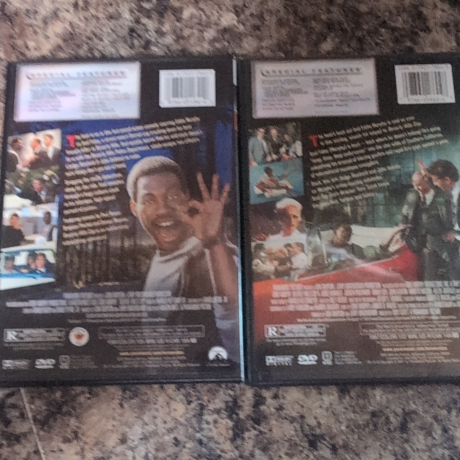 Beverly Hills Cop + Beverly Hills Cop 2 DVD lot Eddie Murphy comedy action