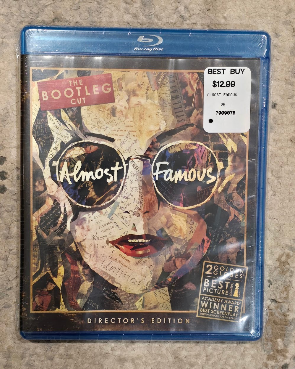 Almost Famous – Blu-ray Disc 2013 Directors Edition Bootleg Cut – New & Sealed