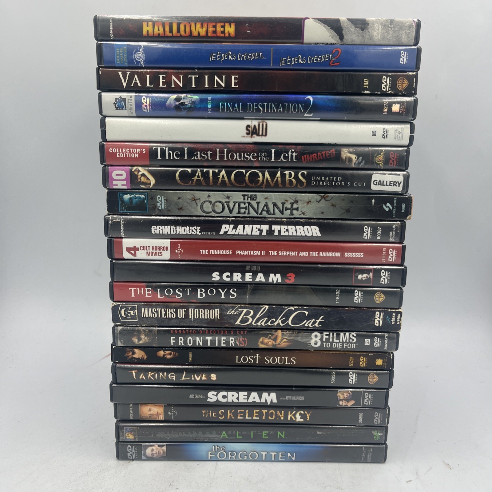 Horror Movie • DVD • Lot 20 DVDs • Good Condition