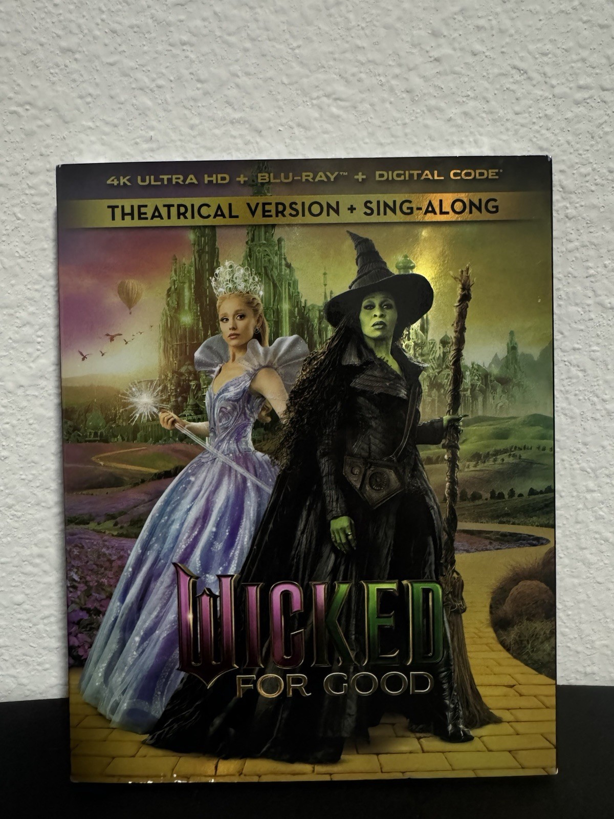 Wicked For Good (4K ULTRA HD + BLU-RAY + DIGITAL CODE) W/Slipcover
