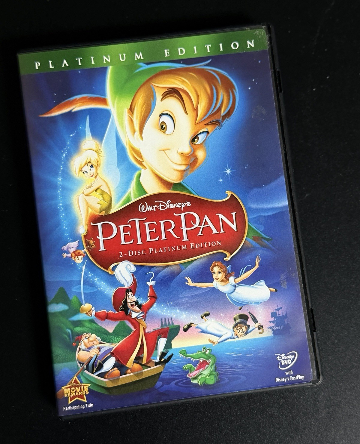 Disney Peter Pan Platinum Edition 2-Disc DVD Set (2007) G English/French/Spanish