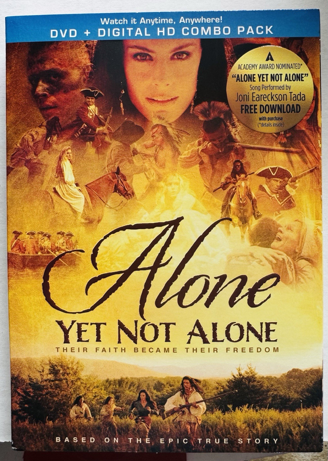 Alone Yet Not Alone DVD + Digital HD PG-13 2015 103 Min Region 0 Behind Scenes