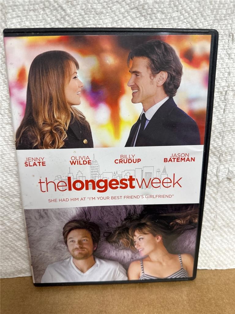 The Longest Week (DVD, 2015) Jason Bateman, Jenny Slate, Billy Crudup
