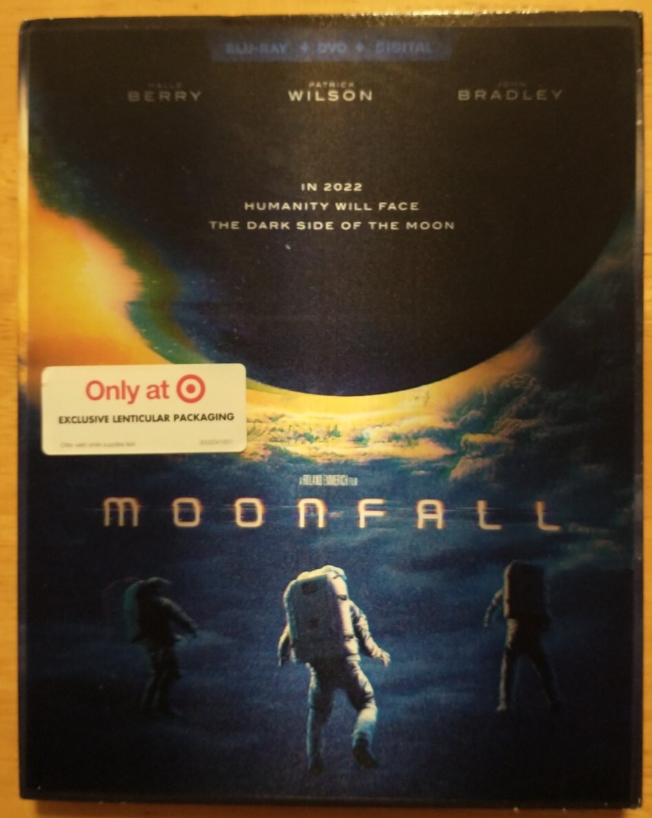 Moonfall (Blu-ray, 2022, TARGET EXCLUSIVE) BRAND NEW SEALED WITH SLIPCOVER