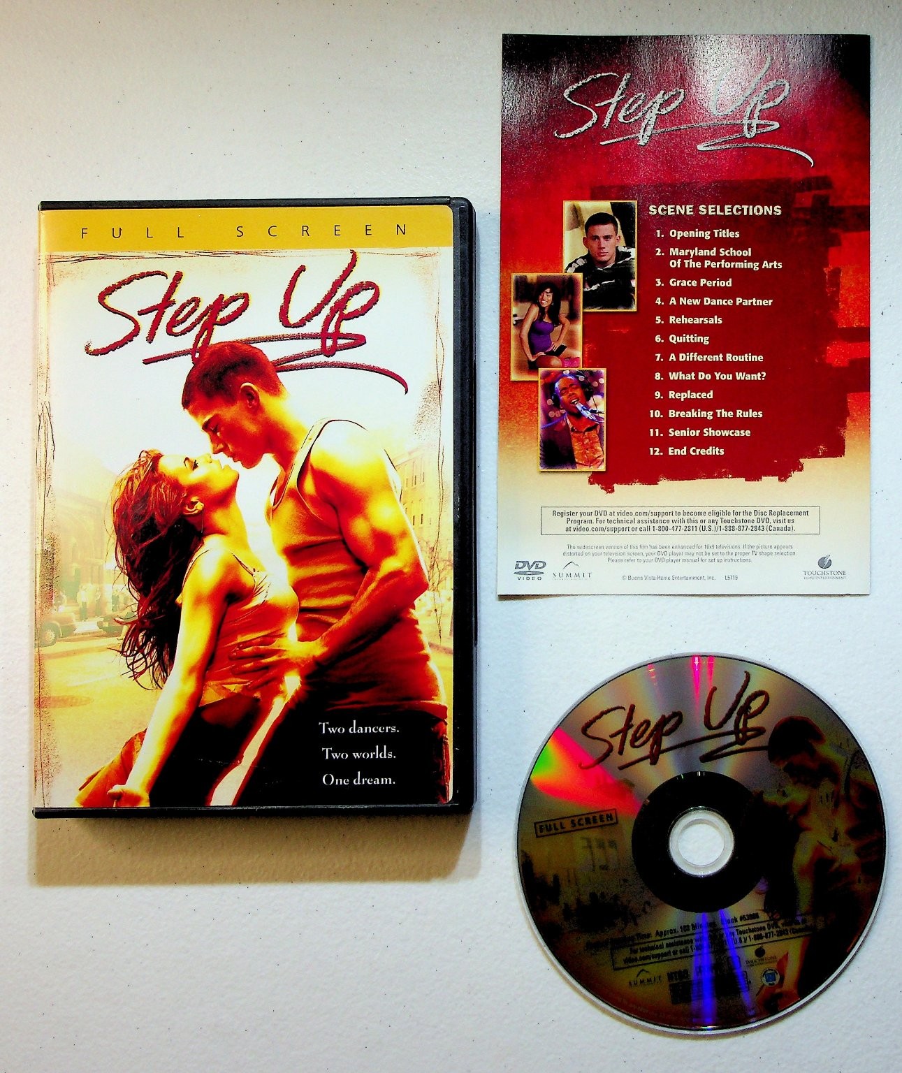 Step Up DVD (2006) Full Screen – Channing Tatum, Jenna Dewan, Anne Fletcher