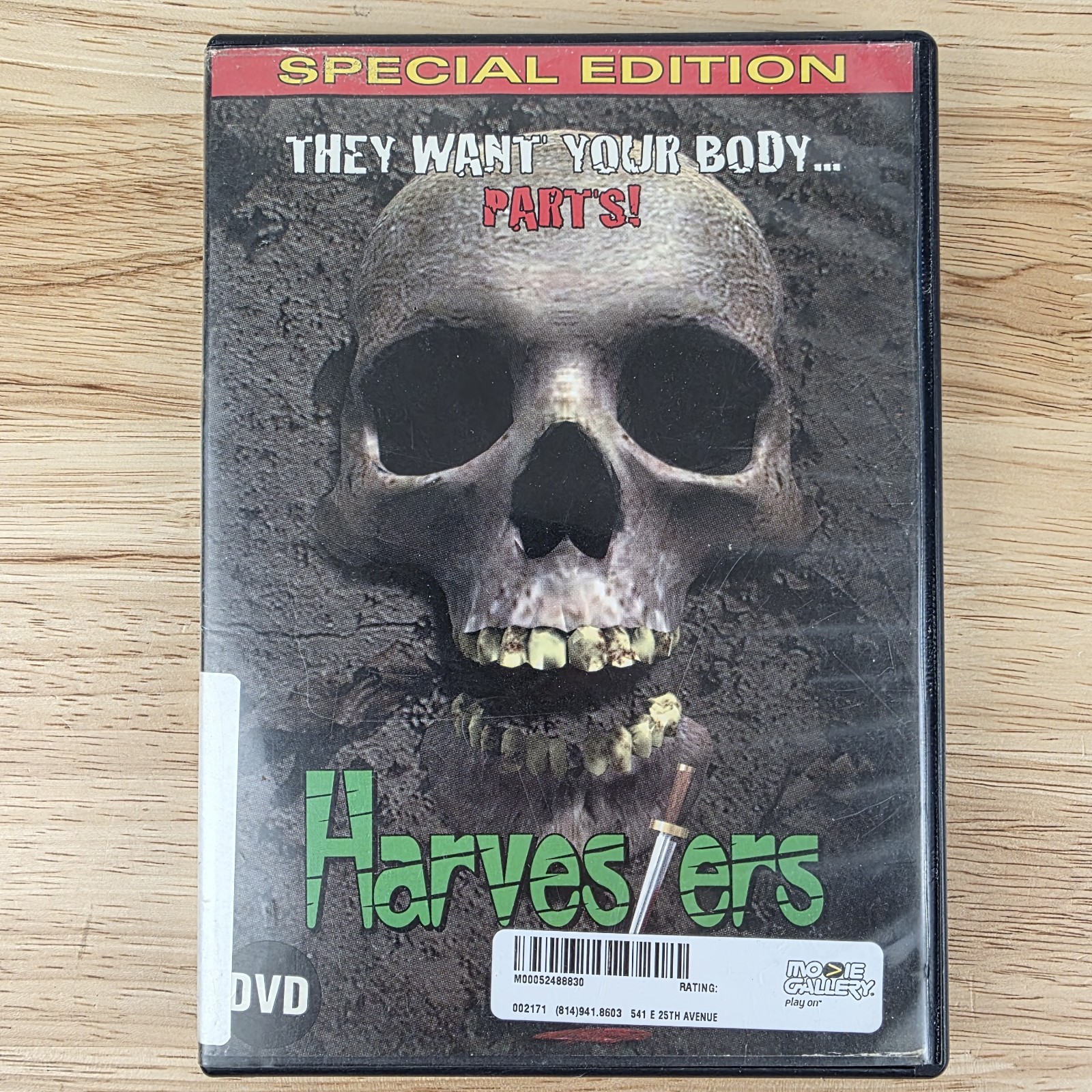 Harvesters (DVD, 2002) Horror Cult Slasher