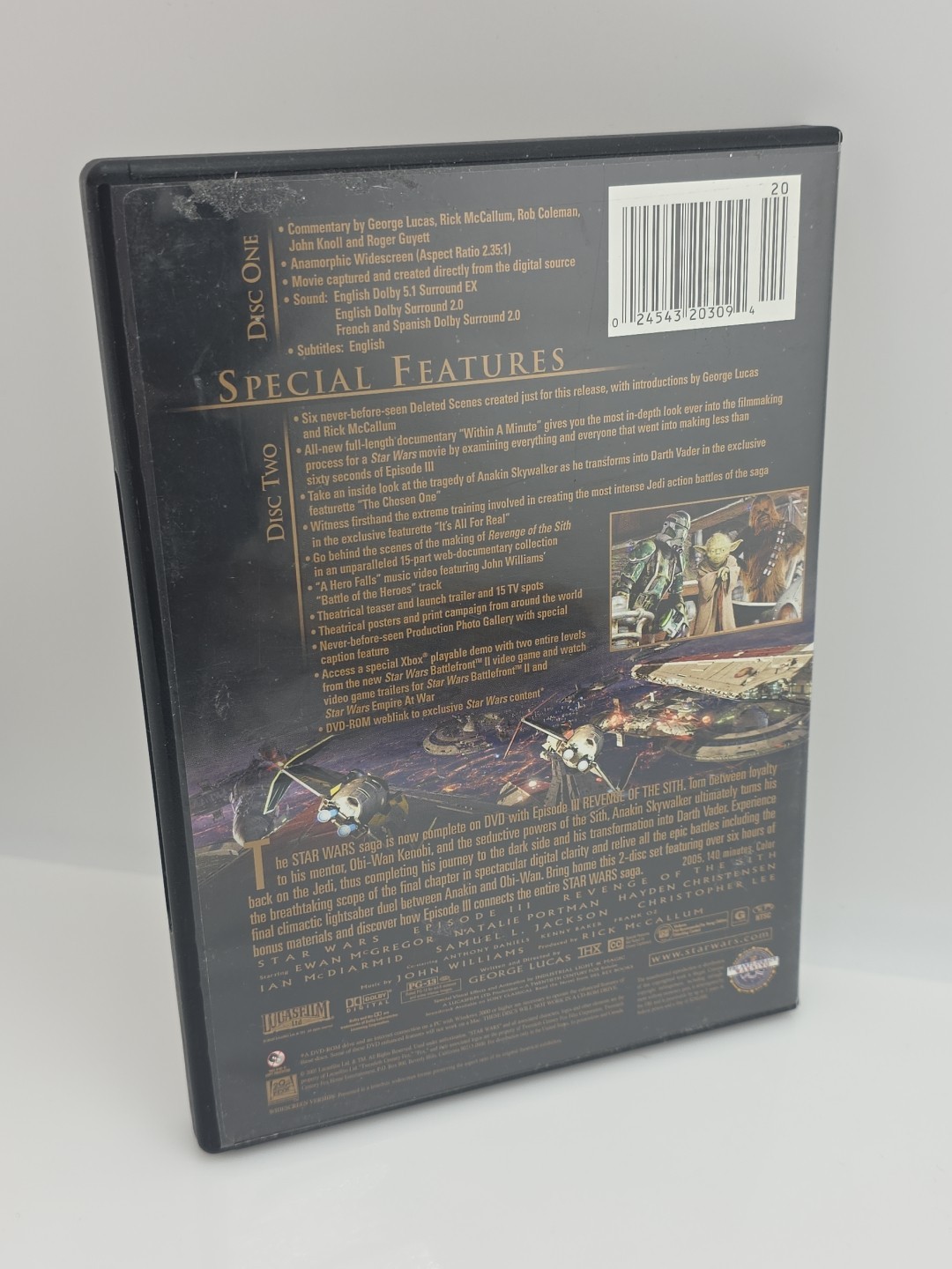 Star Wars: Episode III – Revenge of the Sith ABIS (DVD, 2005, 2-Disc Set)