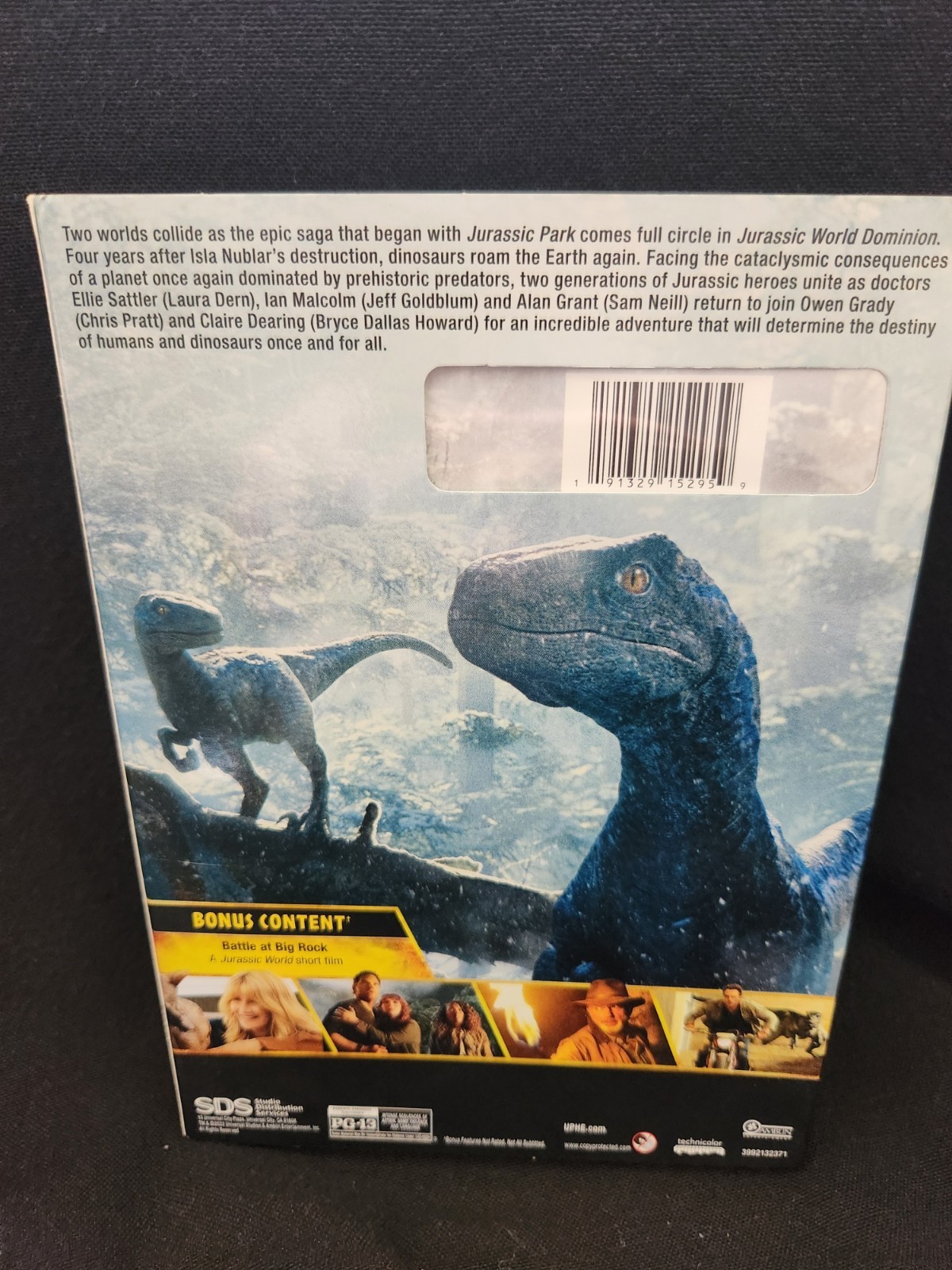 Jurassic World Dominion + Jurassic Park collection DVD 4 MOVIES preowne