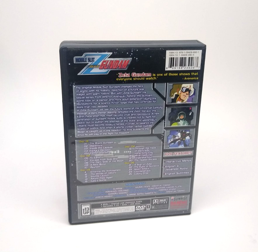 Mobile Suit Z Gundam Zeta Complete Collection 1 Anime Legends 5-DVD HTF Box Set