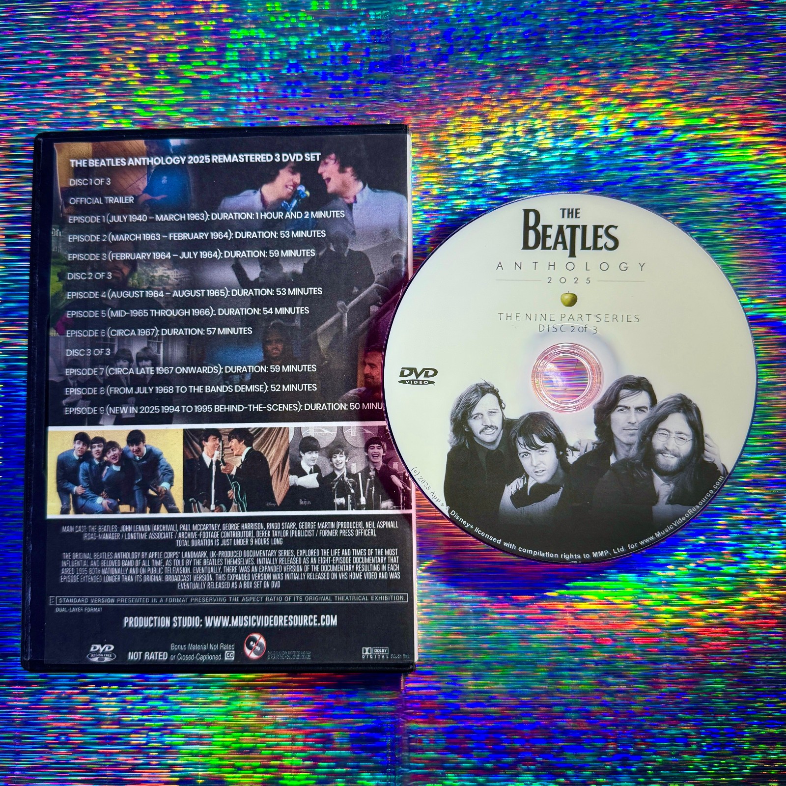THE BEATLES ANTHOLOGY 2025 REMASTERED RESTORED 3 Item Set SEALED + FREE SHIPPING