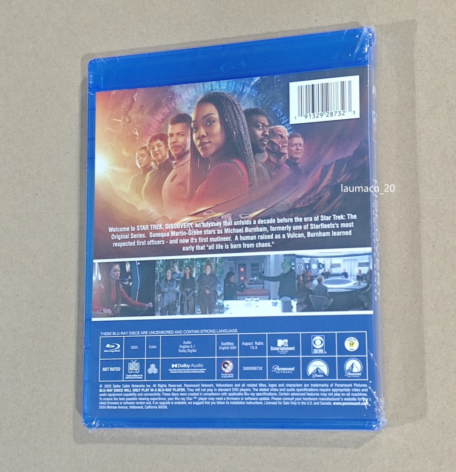 STAR TREK DISCOVERY The Complete Seasons 1-4 Season 1 2 3 4 15-Discs Blu-ray New