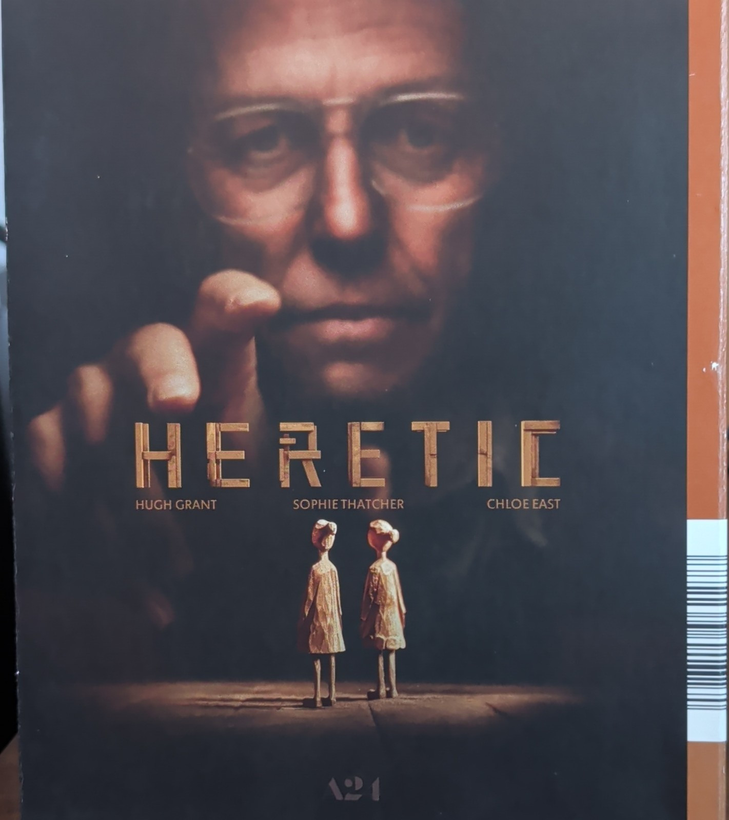 A24 Heretic Blu-ray Special Edition Hugh Grant Sophie Thatcher R Horror 2024