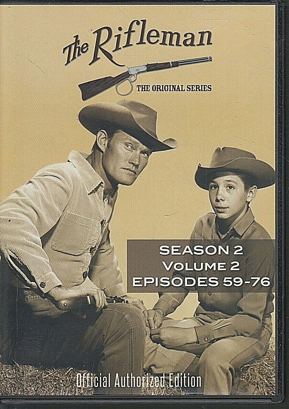 The Rifleman: Season 2 Volume 2 (Episdoes 59 – 76) (DVD, 1960 3 Disc Set [R1]