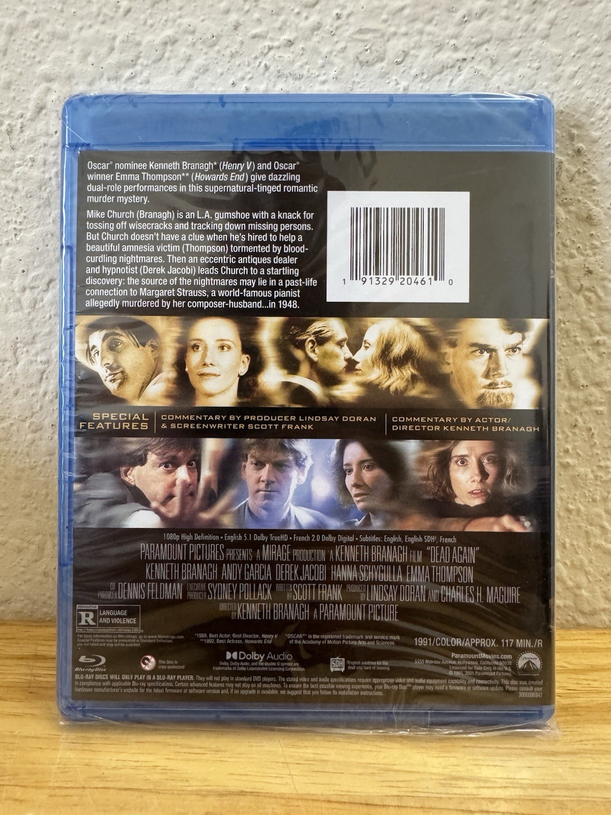 Dead Again (Blu-ray, 1991) Brand New Factory Sealed with Free Shipping!!!