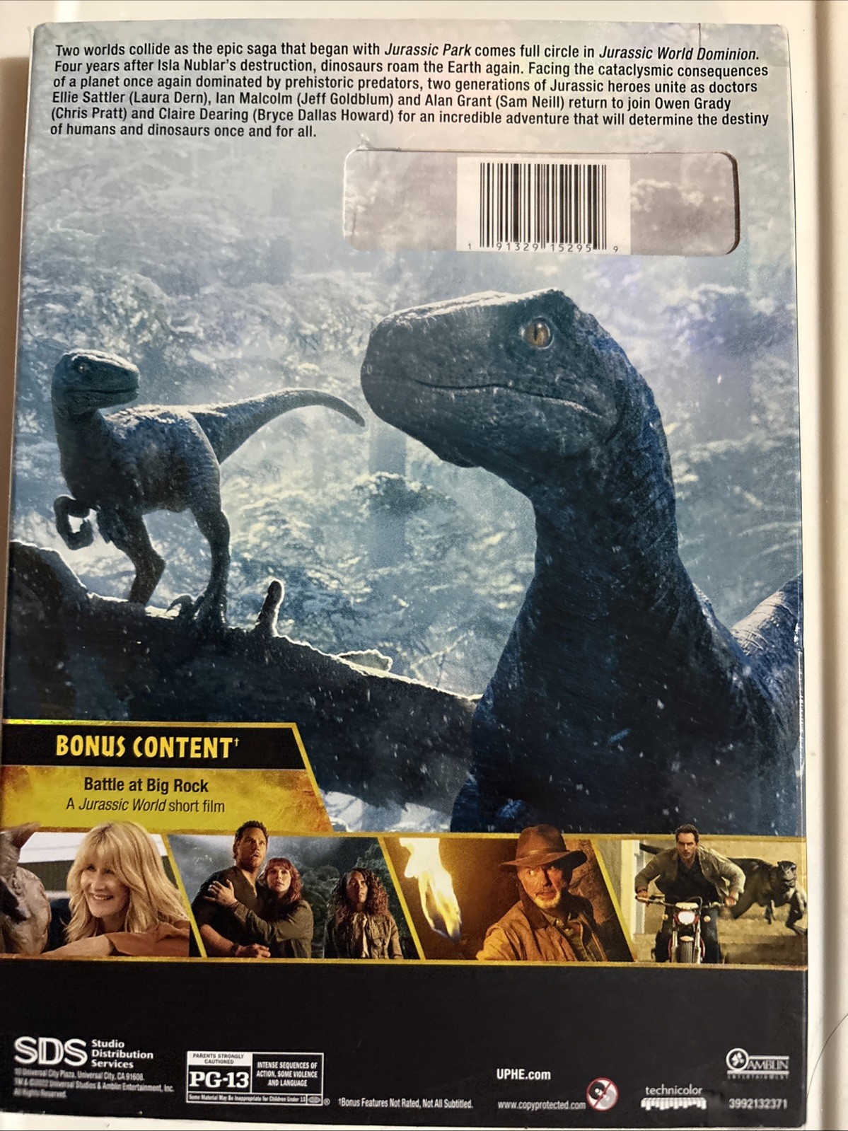 Jurassic World Dominion (DVD, 2022)