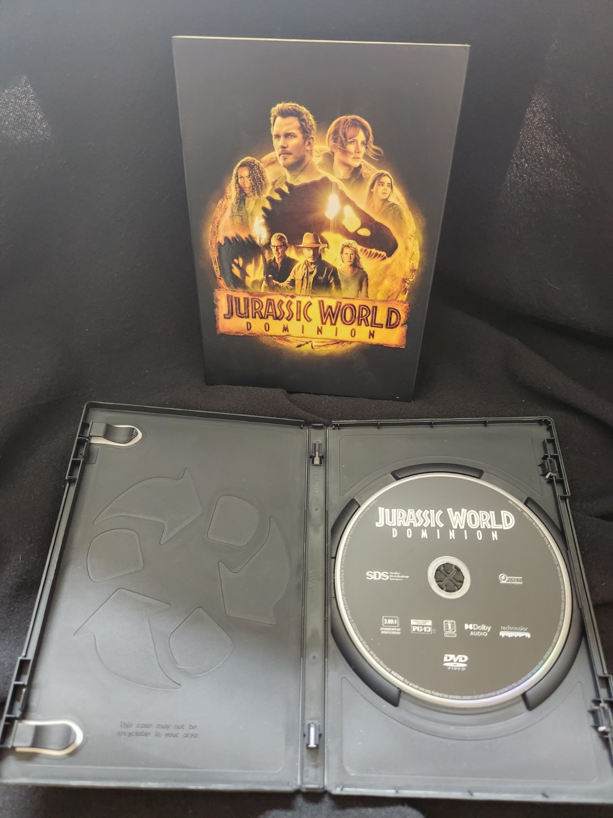 Jurassic World Dominion + Jurassic Park collection DVD 4 MOVIES preowne