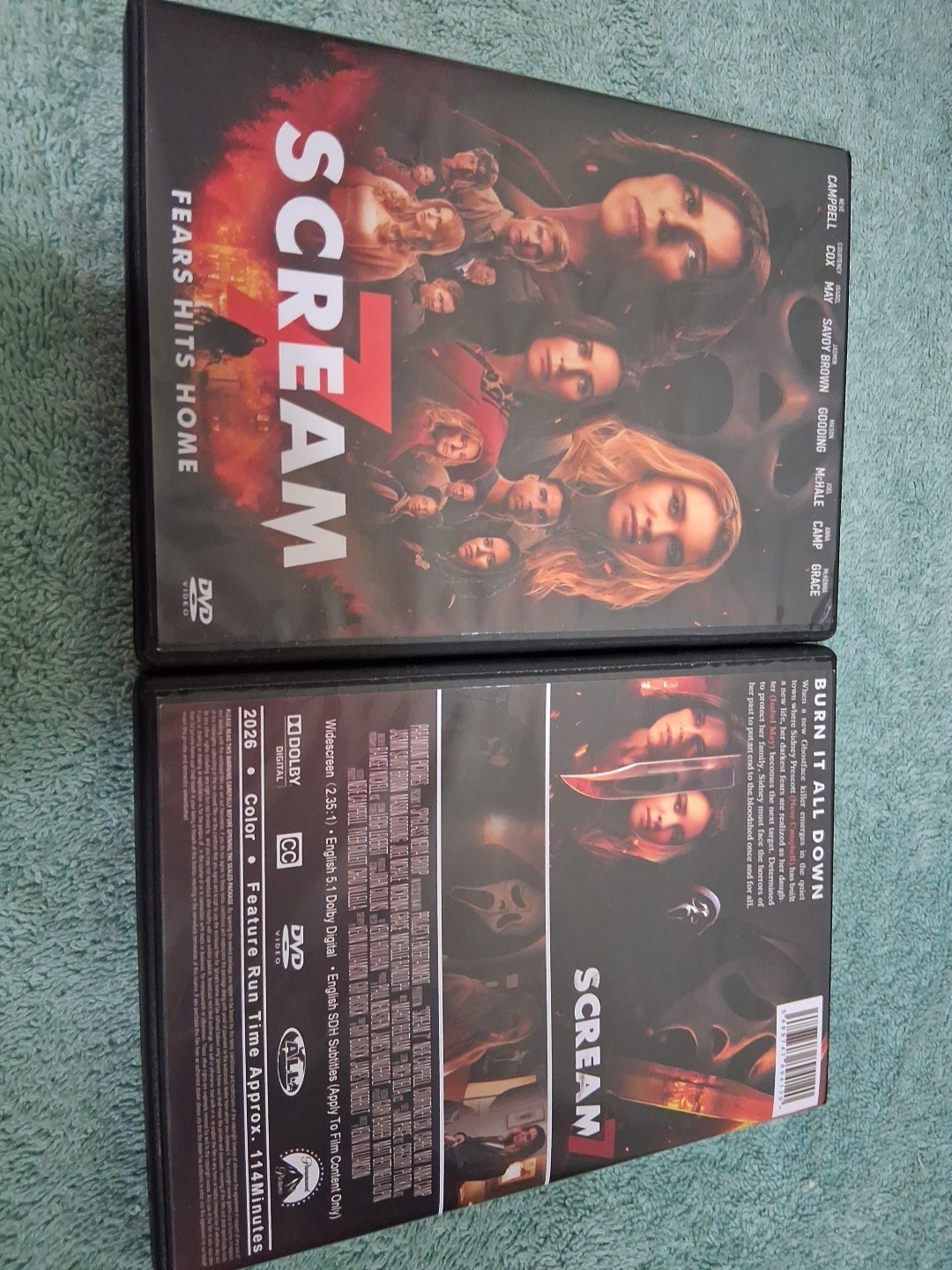 Scream 7 (DVD) (2026) (NEW) Unsealed
