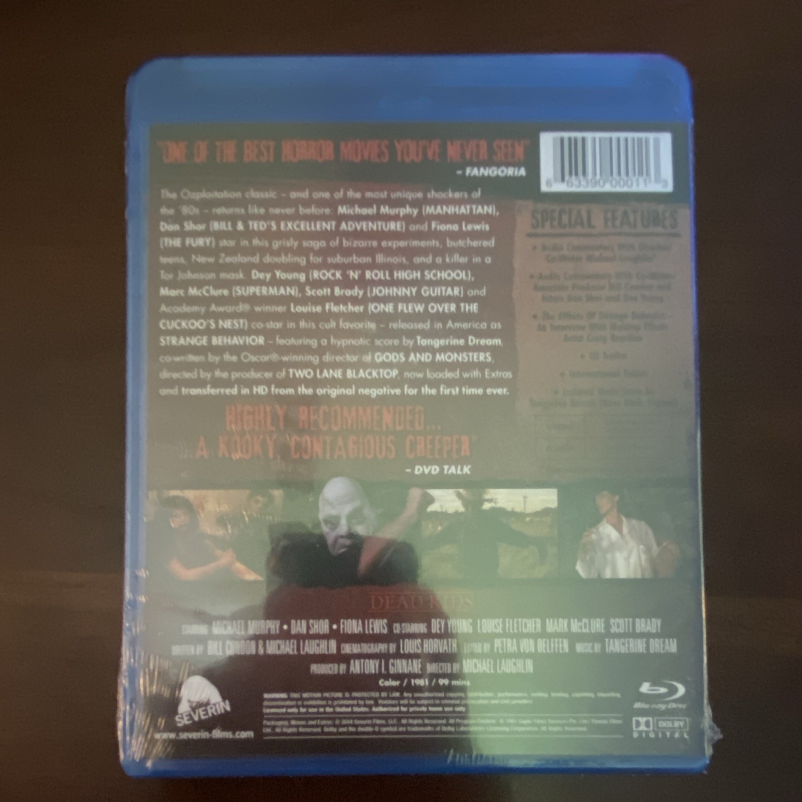 BRAND NEW RARE! Severin Dead Kids Blu-ray/DVD Combo 1981 Horror 99min Commentary