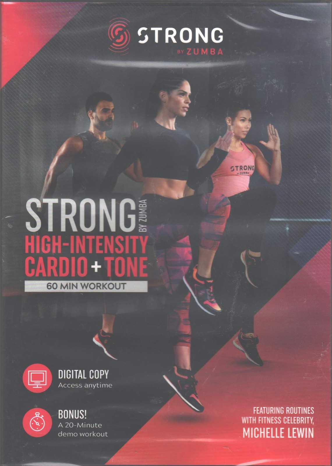 Strong by Zumba High-Intensity Cardio+ Tone 60 Min Workout [DVD + Digital Co…