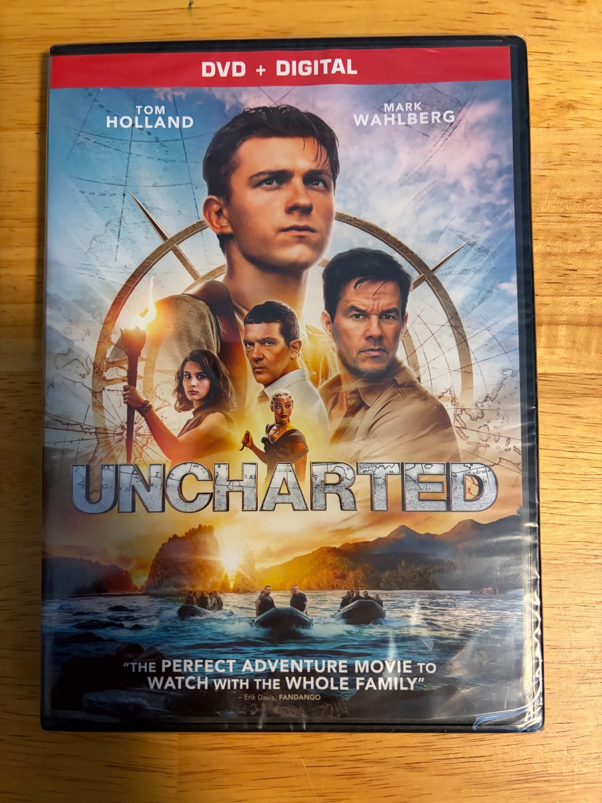 UNCHARTED – DVD – NEW – Tom Holland – Mark Wahlberg