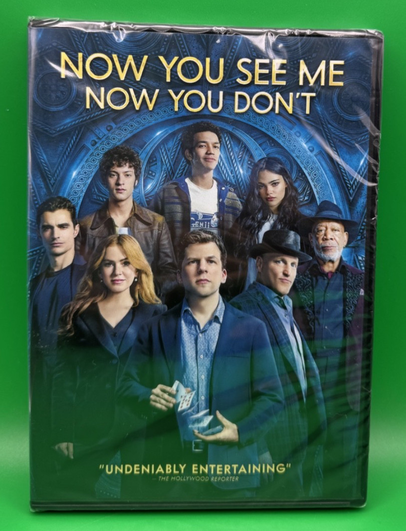 NOW YOU SEE ME NOW YOU DON’T (2025 DVD) THRILLER, MYSTERY, CRIME
