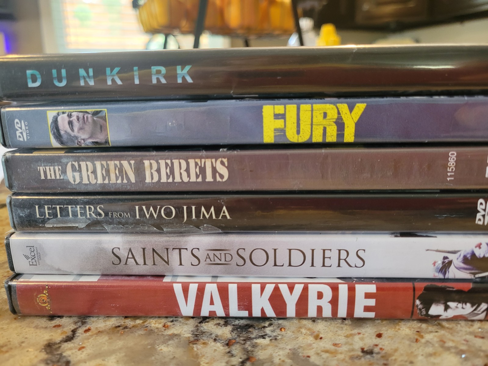DVDS Movies – War Themed only – Multiple Titles – $1.00 each