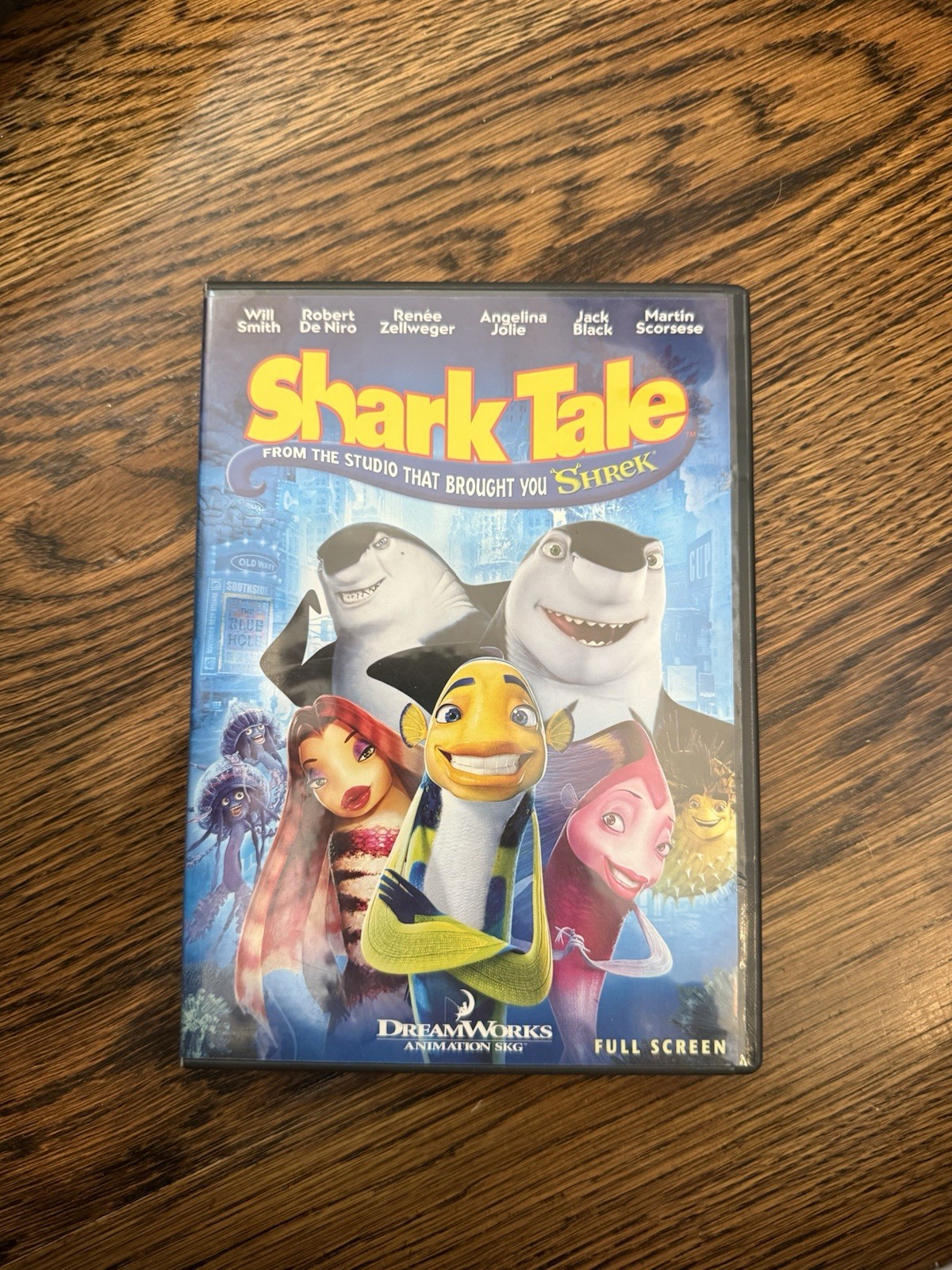 DreamWorks Animation Shark Tale DVD Full Screen PG Animation Will Smith Shrek