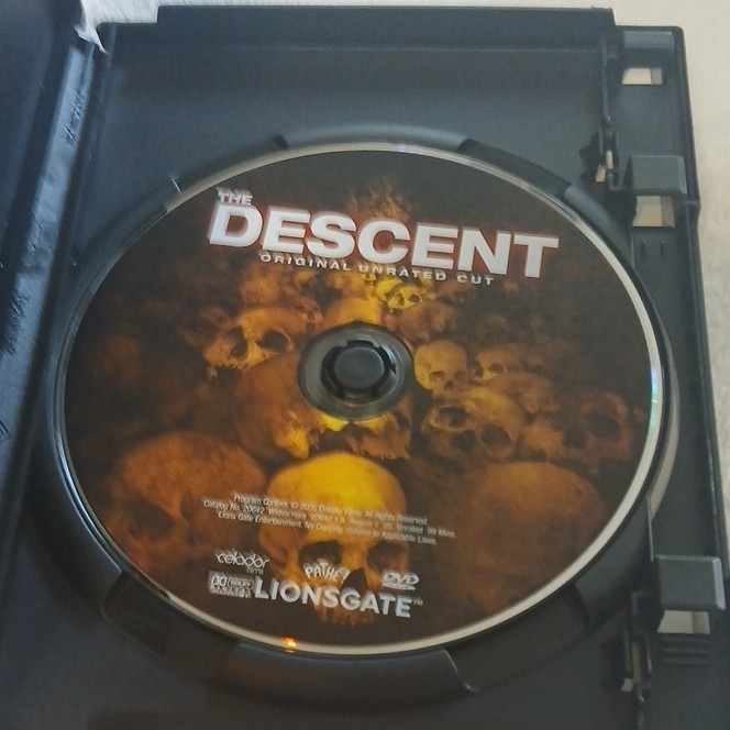 Lionsgate The Descent DVD Original Unrated Cut Widescreen 2005 99 Min 16:9
