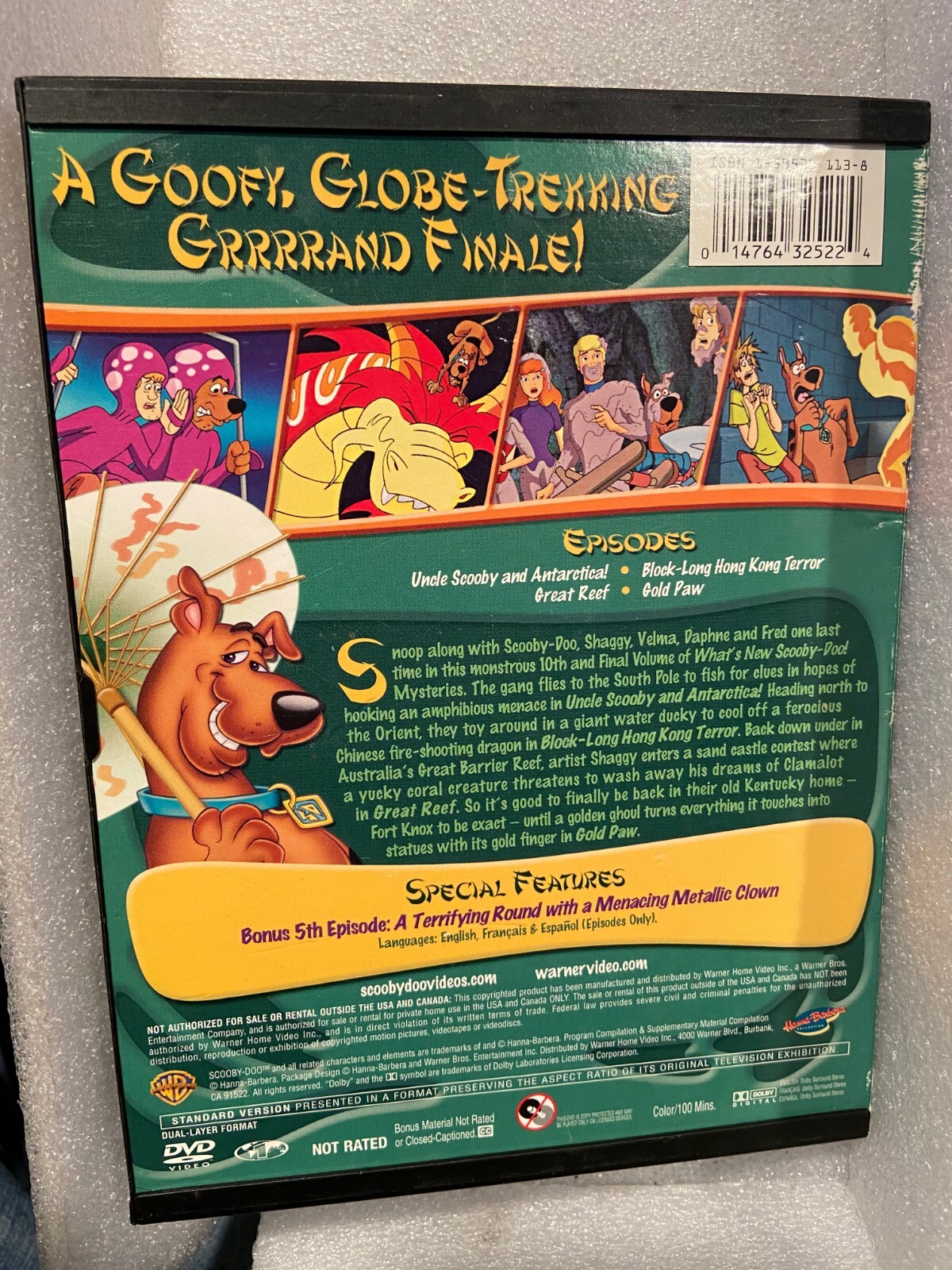 What’s New Scooby-Doo? Monstrous Tails 4 TV Episodes DVD *Pre-Owned* Bkshds