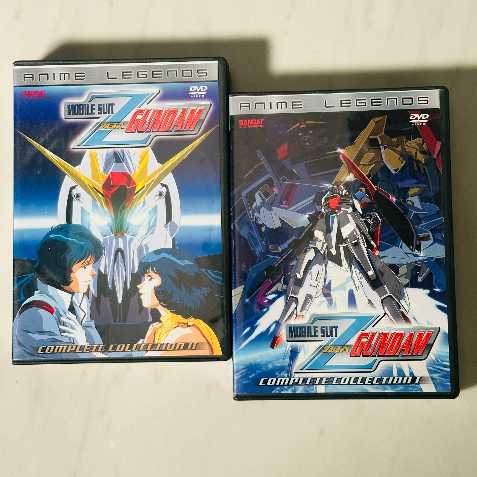Mobile Suit Zeta Gundam: Complete Collections I & II (DVD, 2008) ’85-’86 ANIME