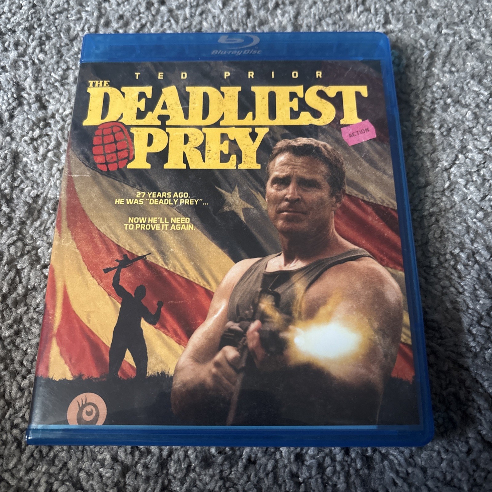 Deadliest Prey (Blu-ray 2013) OOP David Prior So Bad it’s Good B movie RARE BOTW