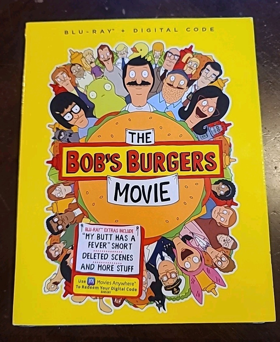 The Bob’s Burgers Movie (Blu-ray, 2022) BRAND NEW!! With Rare Slipcover