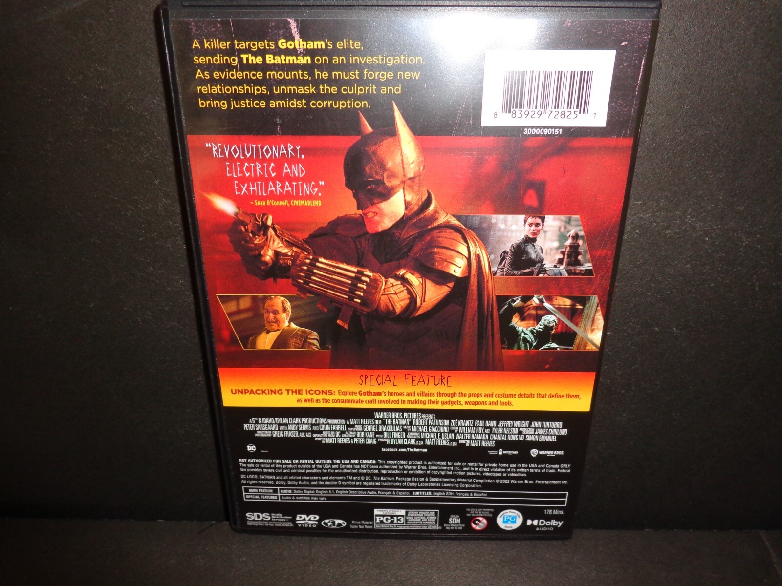 THE BATMAN-Robert Pattinson goes after killer targeting public figures–DVD