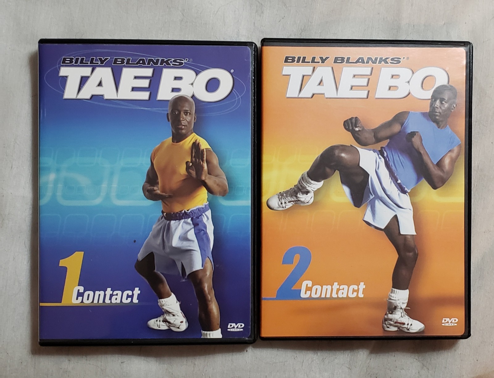Billy Blanks’ Tae Bo DVDs 1 & 2 Contact 89 Min Total 2003 Good Times
