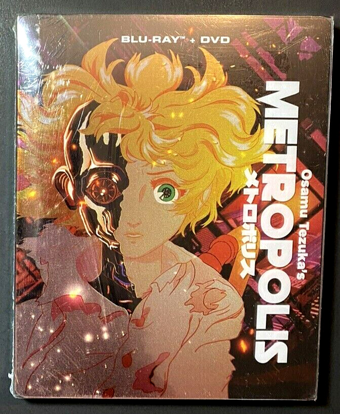 Osamu Tezuka’s METROPOLIS Blu-ray Steelbook Limited Edition (BD/DVD) *NEW/SEALED
