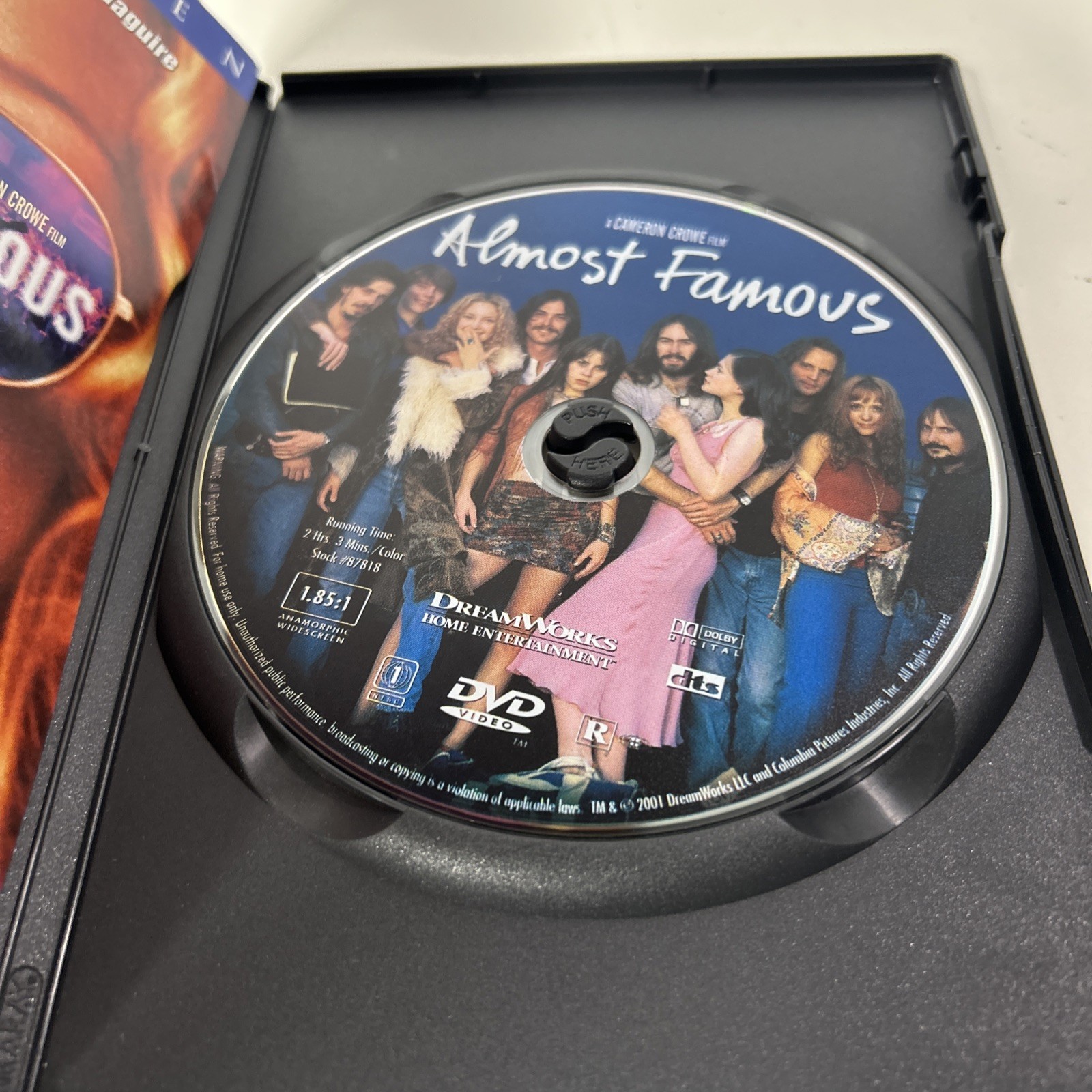 Almost Famous (2000) DreamWorks Ent. Widescreen DVD | Very Good