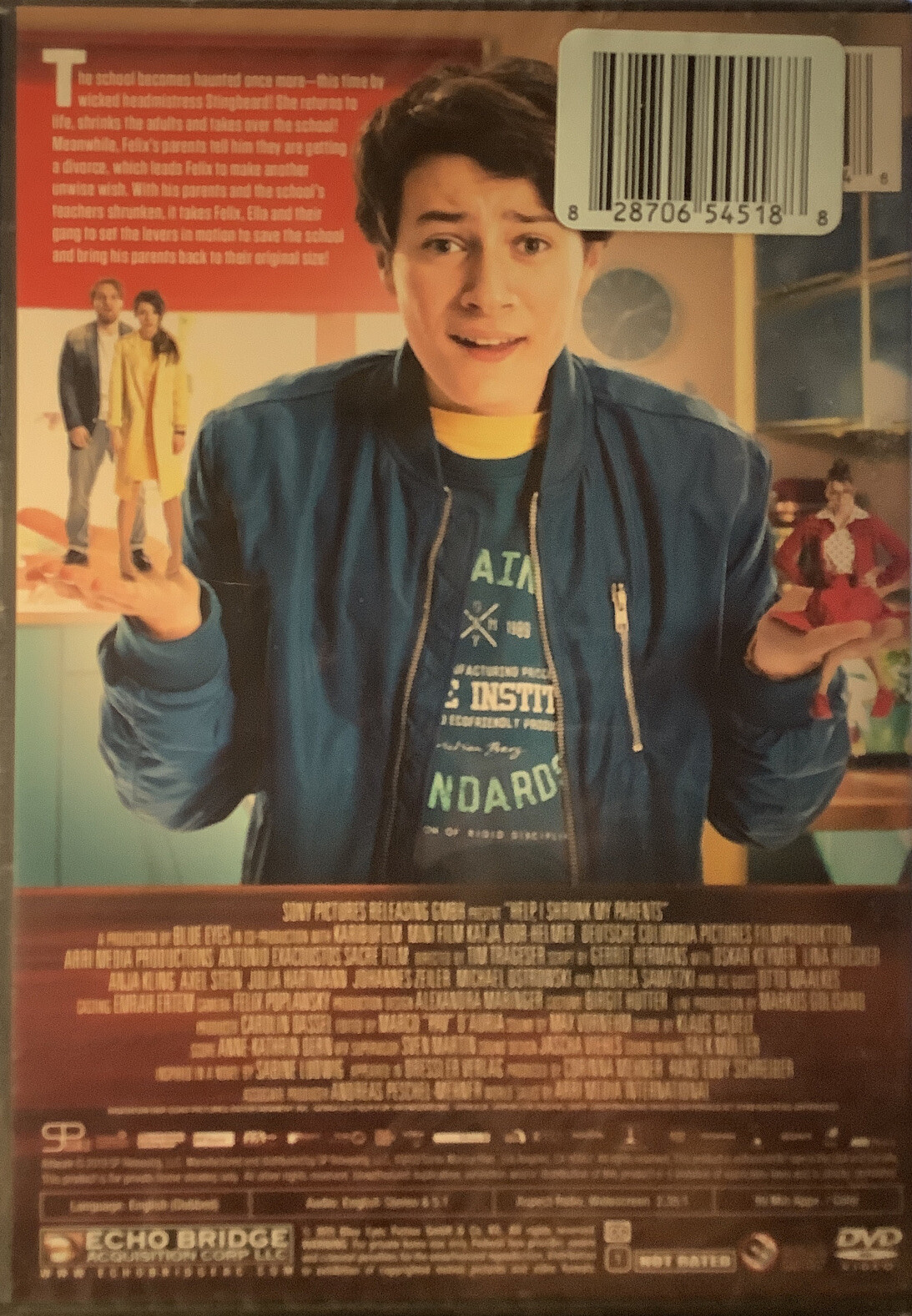 Help, I Shrunk My Parents( DVD) Family Adventure / Not Rated – 99 Min.