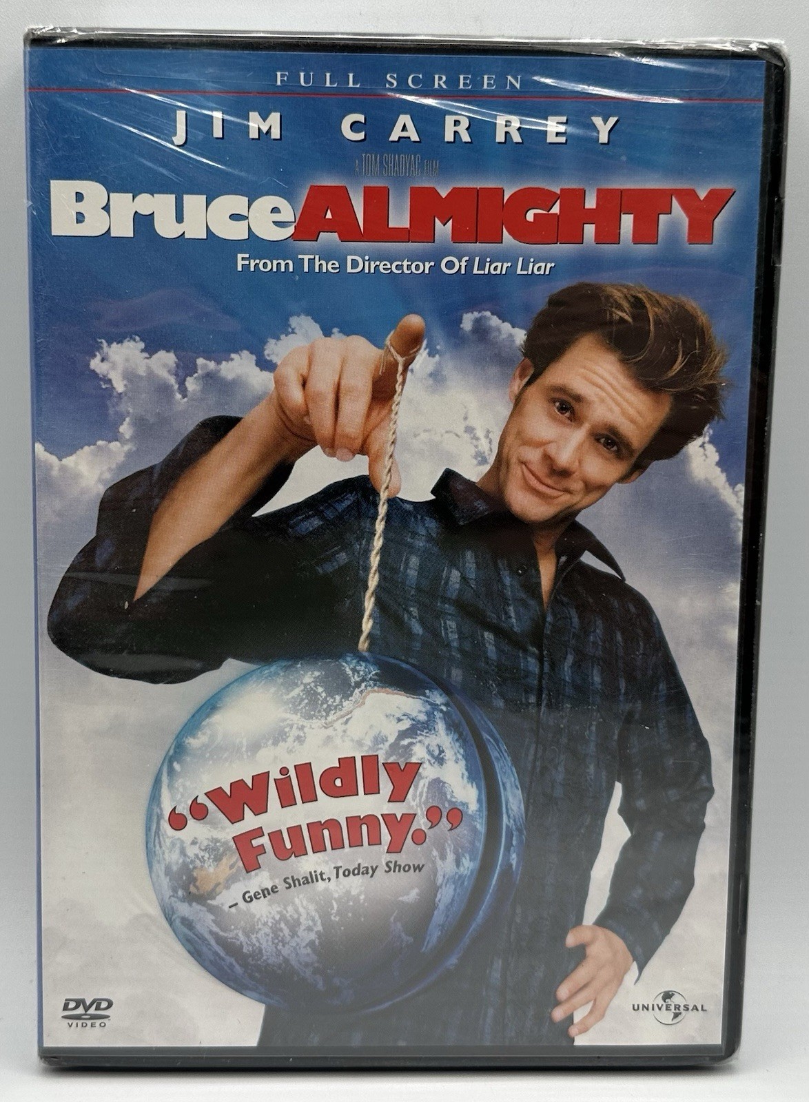 Bruce Almighty Full Screen Jim Carrey Morgan Freeman Jennifer Aniston 2003