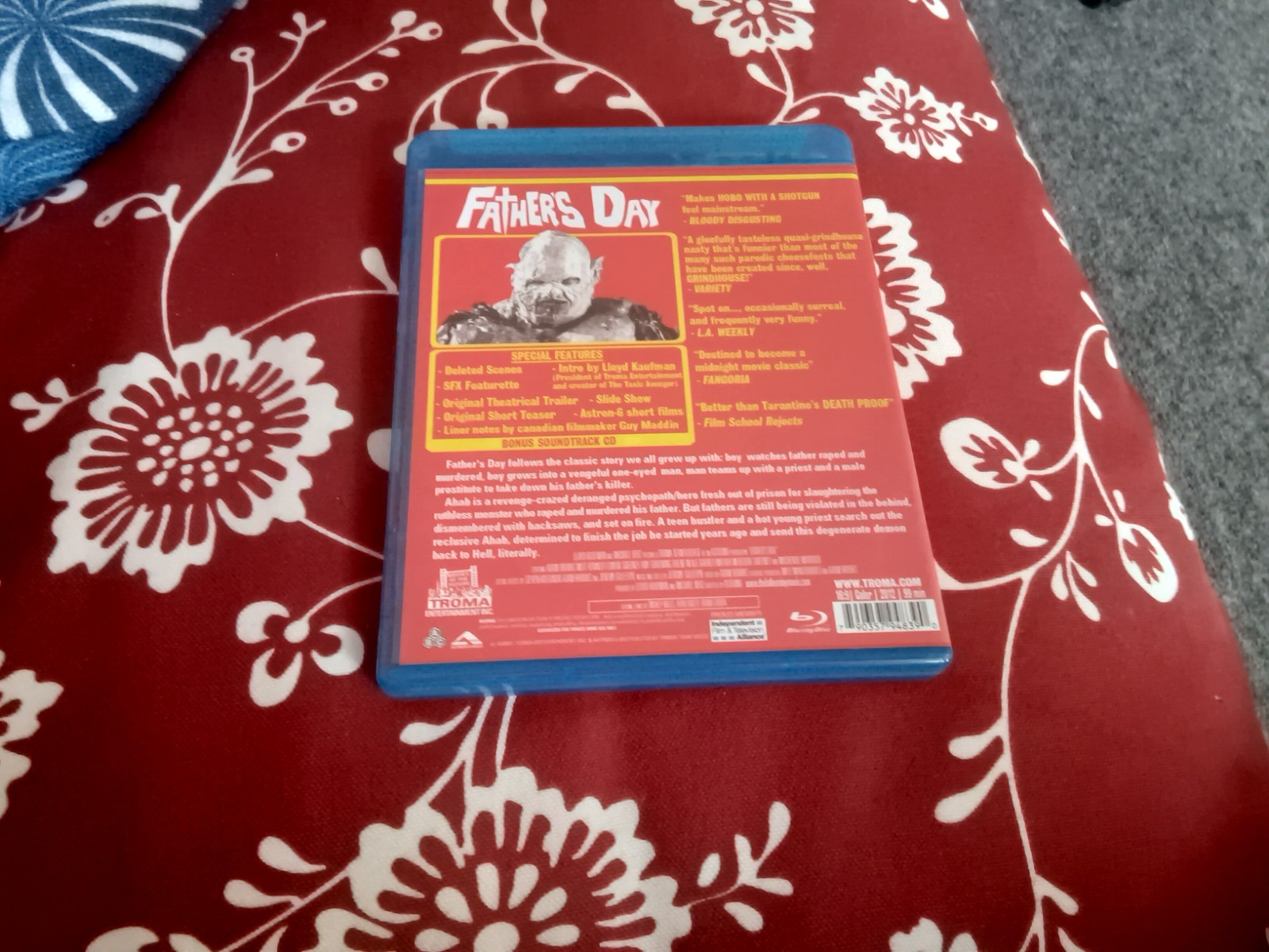FATHER’S DAY dvd bluray rated R 2012 99min. 4 disc. used very good cond.