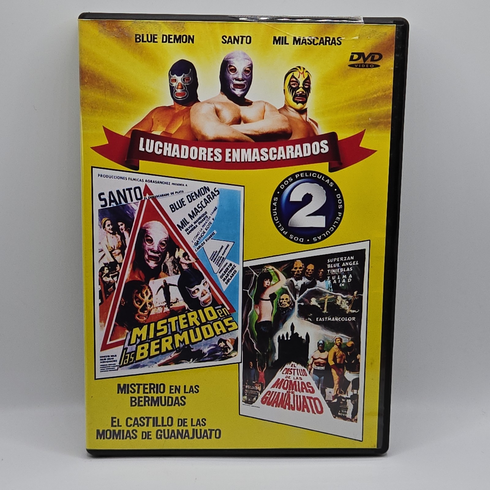 Luchadores Enmascarados – Misterio en las Bermudas / El Castillo de las Momias