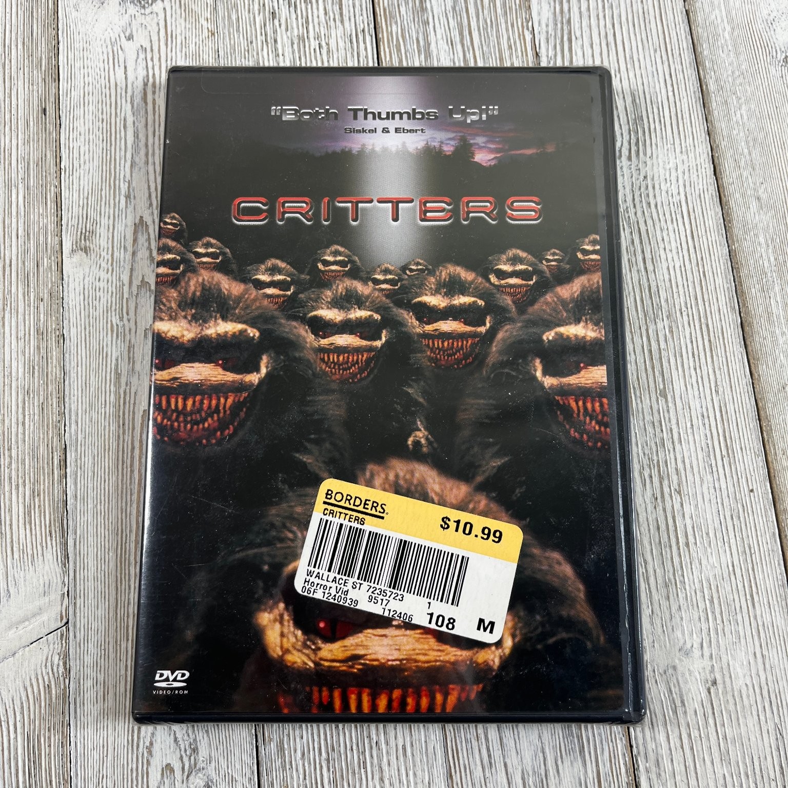 Critters DVD 1986 Stephen Herek Horror Sci-Fi Widescreen Fullscreen
